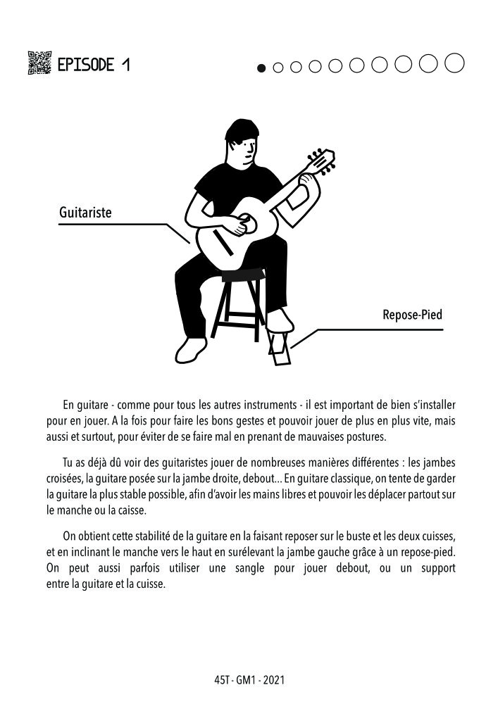Classeur/ Découvrir la guitare, méthode pour guitaristes débutant